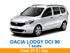 Dacia lodgy en 2020