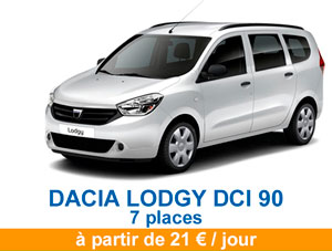 Dacia lodgy autorent caraib